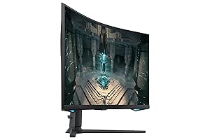 Samsung 32" Odyssey QHD G65B Curved Gaming Monitor, 240Hz, 1ms (GTG), HDR 600, Gaming Hub, 1000R, AMD FreeSync Premium Pro, LS32BG652ENXGO