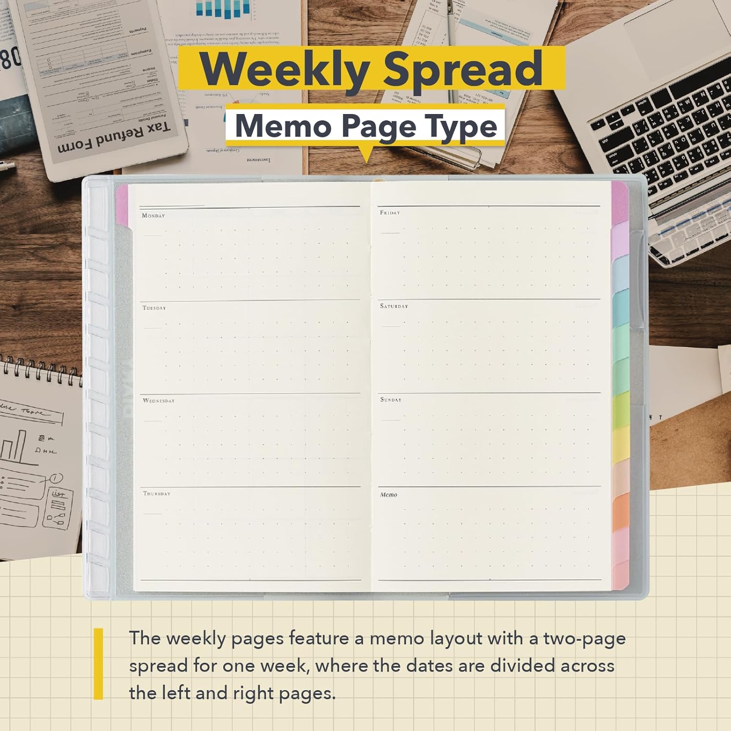 NOLTY PAGEM Compact-i Memo Free Log, Japanese Edition, Lemon, 5058