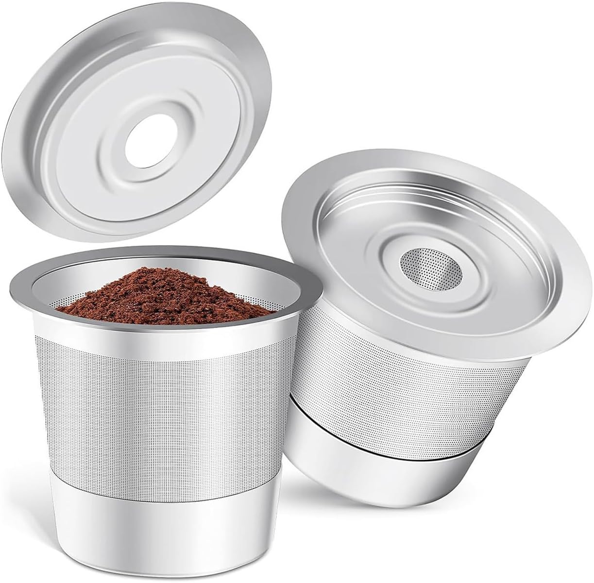 Coffee Pods for Maker Pb051/cfp101/pb041-304 Stainless Steel K Cups Filters-compatibled with Single Serve and Dupli Brew Maker Accessories