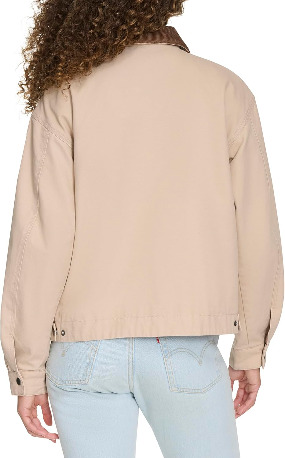 Levi's Women's Zip Up Utility Jacket With Collar - Image 4
