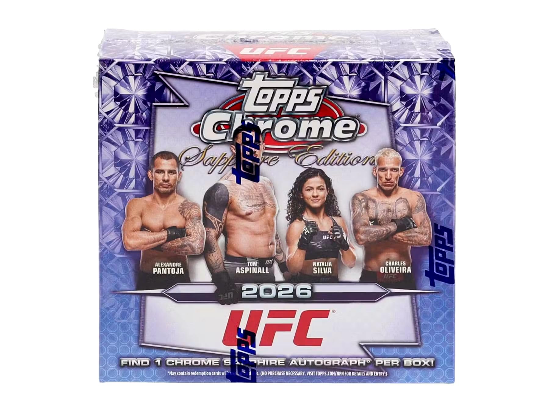 2026 Topps Chrome UFC box (8 pk SAPPHIRE EDITION)