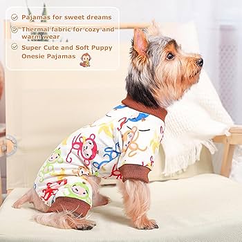 Amazon.com : Dog Pajamas for Small Dog, Yorkie Chihuahua Pjs