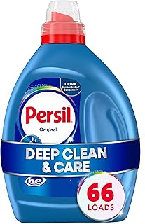 Persil Original Everyday Clean Liquid Laundry Detergent, 50 Fl Oz, 66 Loads, Ultra Concentrated, Deep Clean & Care for Colors & Whites, Laundry Soap for All Water Temperatures, HE Safe