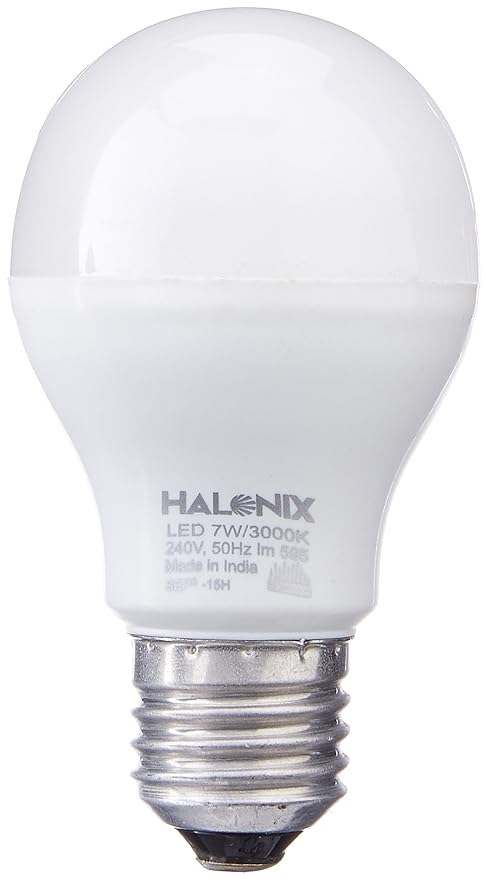 Halonix Astron Plus Base E27 7-Watt LED Bulb (Pack of 4, Warm White)