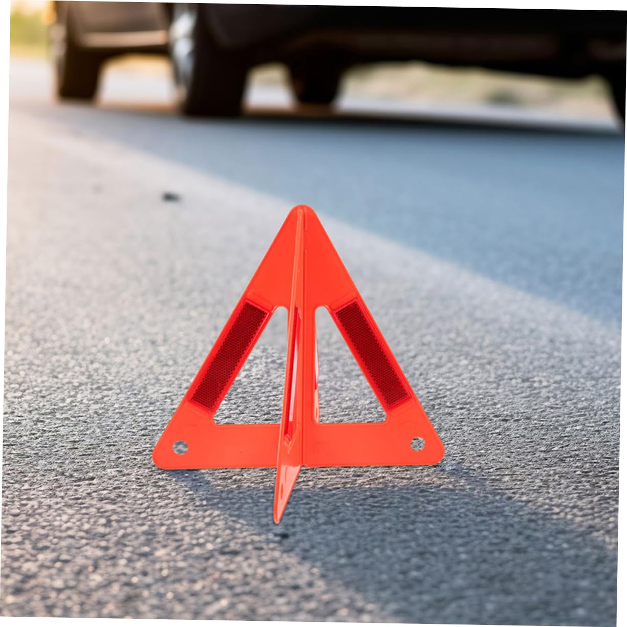 Triángulo de Advertencia de Emergencia para Coche 5piezas Rojo