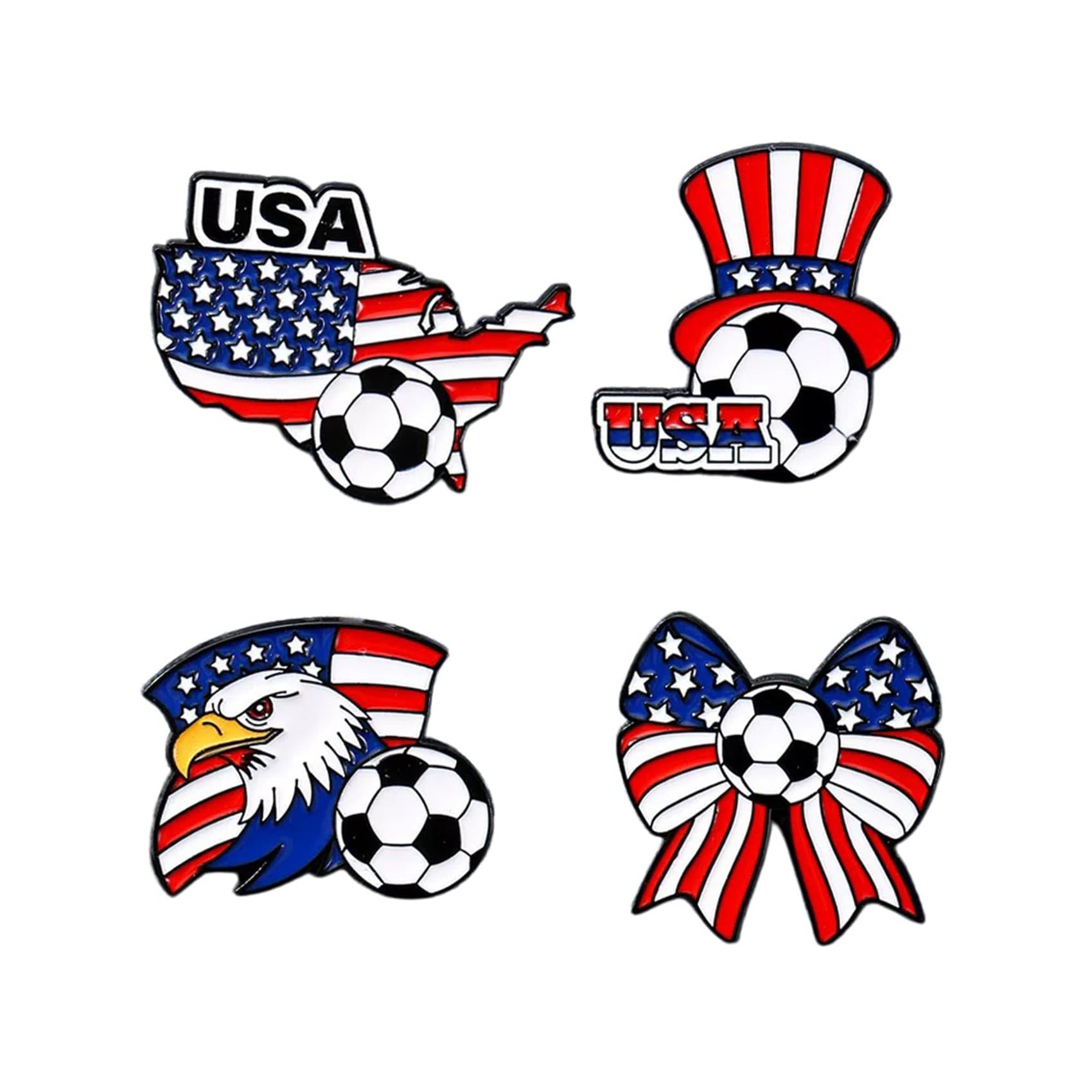 2026 World Cup Themed Badge Pin for Men Women Soccer Fan Enamel Brooch Football Match Souvenir Gifts for Sports Enthusiasts Accessory, 1.5in, Enamel, no gemstone