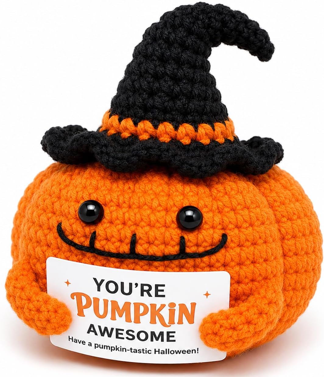 Mini Pumpkin Halloween Boo Basket Stuffers Gifts for Women Teens with Card