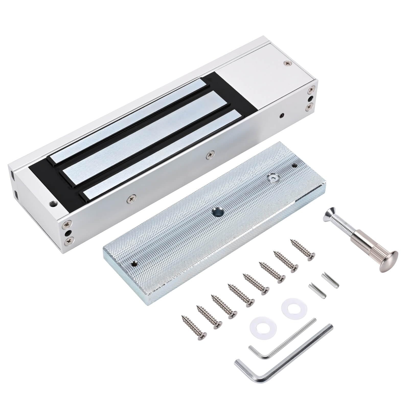 Smart Fingerprint Access Control System Kit mit 544.3 kg Magnetschloss, Tuya App Fernbedienung, Gesichtserkennung, Fingerabdruck, Passwort & RFID ID Card Entriegelung