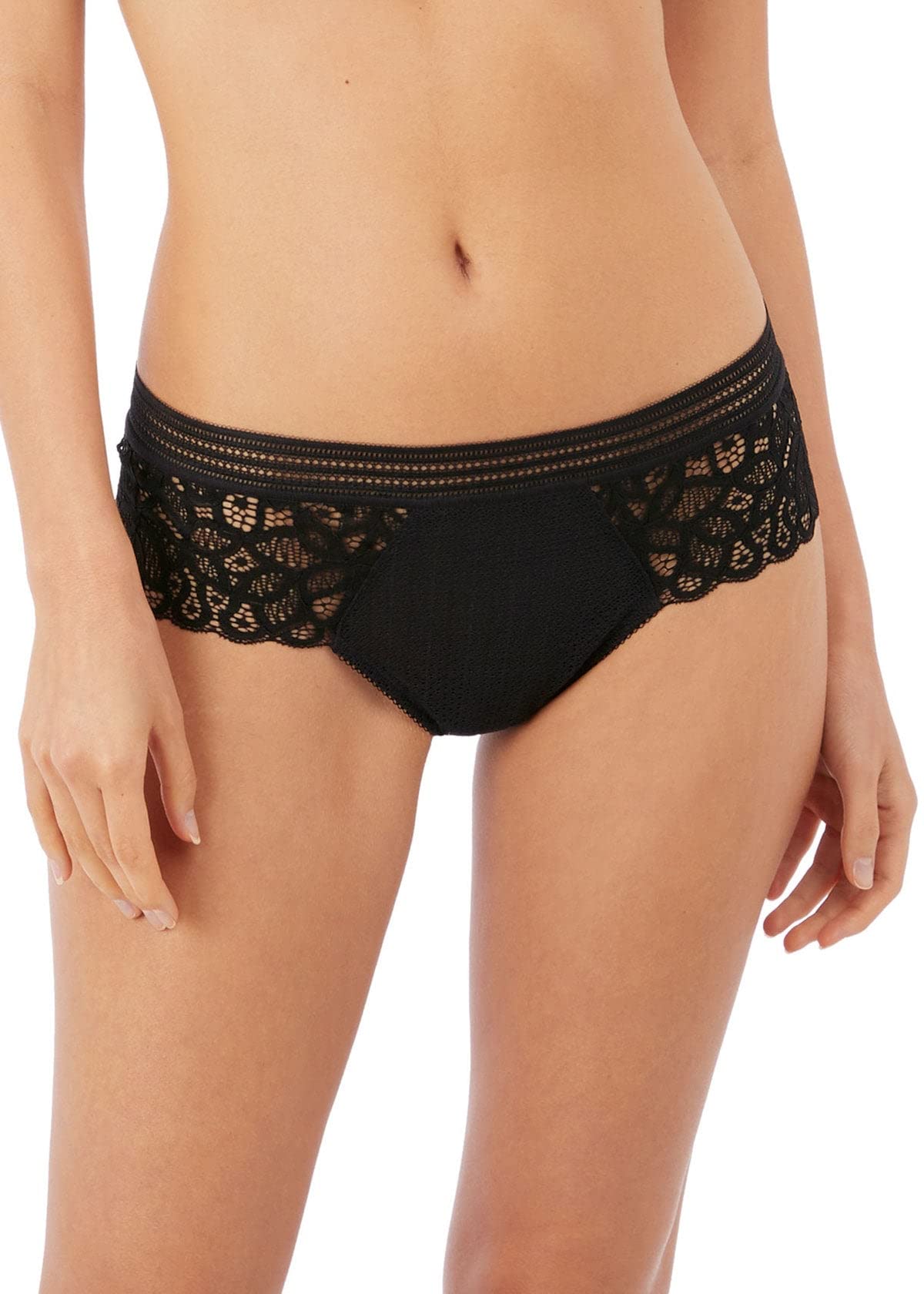 Wacoal 148007 Raffine Tanga Briefs - 148007 Black