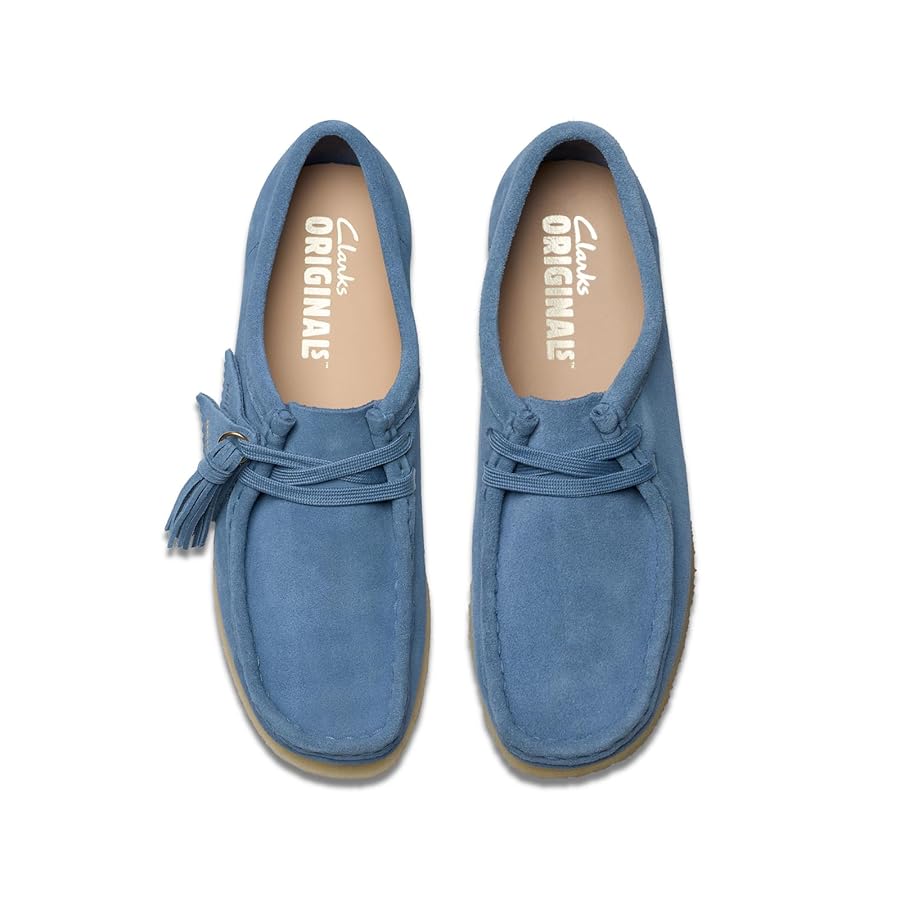 CLARKS ORIGINALS Wallabee Shoes, French Blue, 9 : Amazon.ca