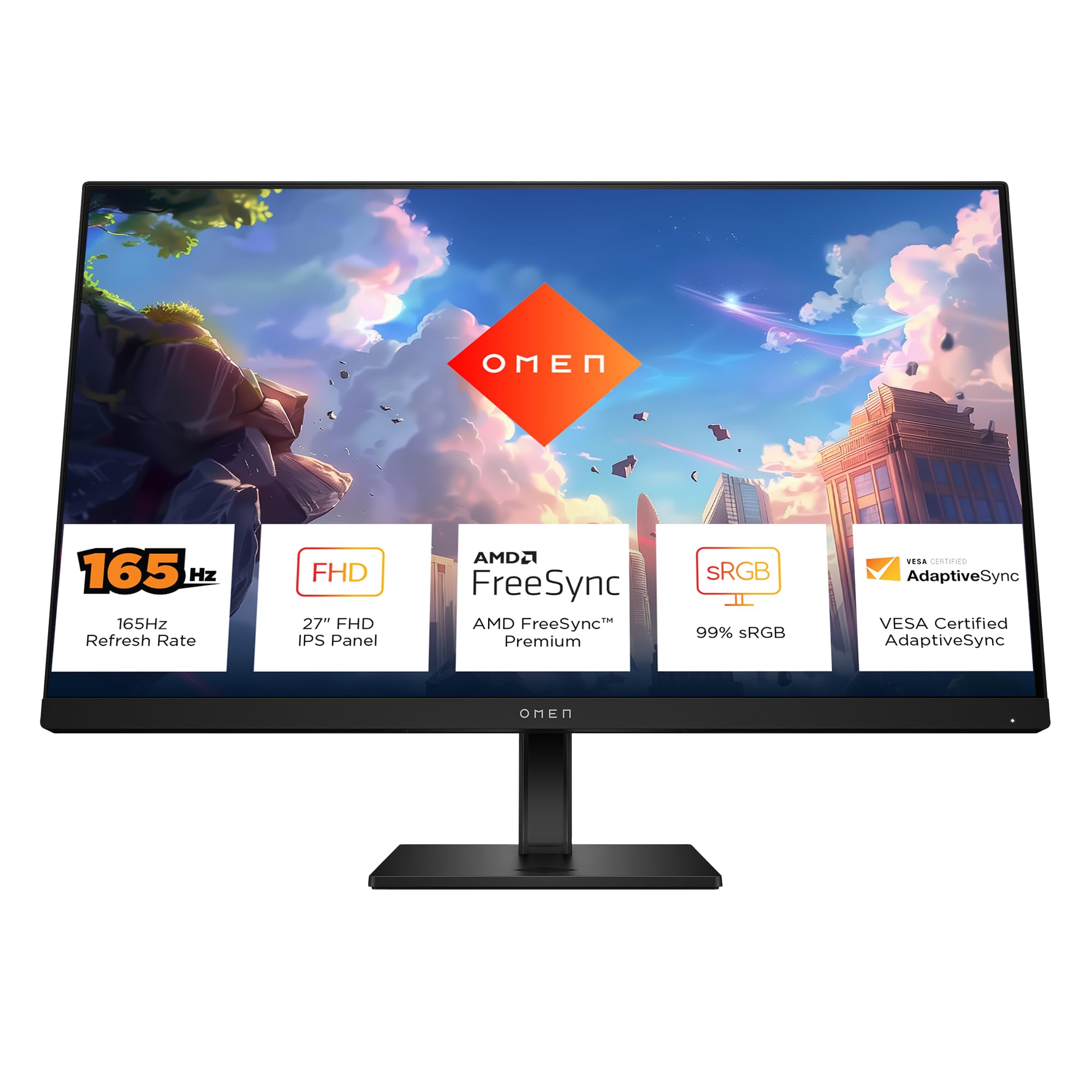 HP OMEN 27 inch FHD 165Hz Gaming Monitor,(68.6cm),FHD(1920 x 1080),400 nits,Pivot-Rotation,Anti-Glare, Eye Ease,8.08kg-image-40