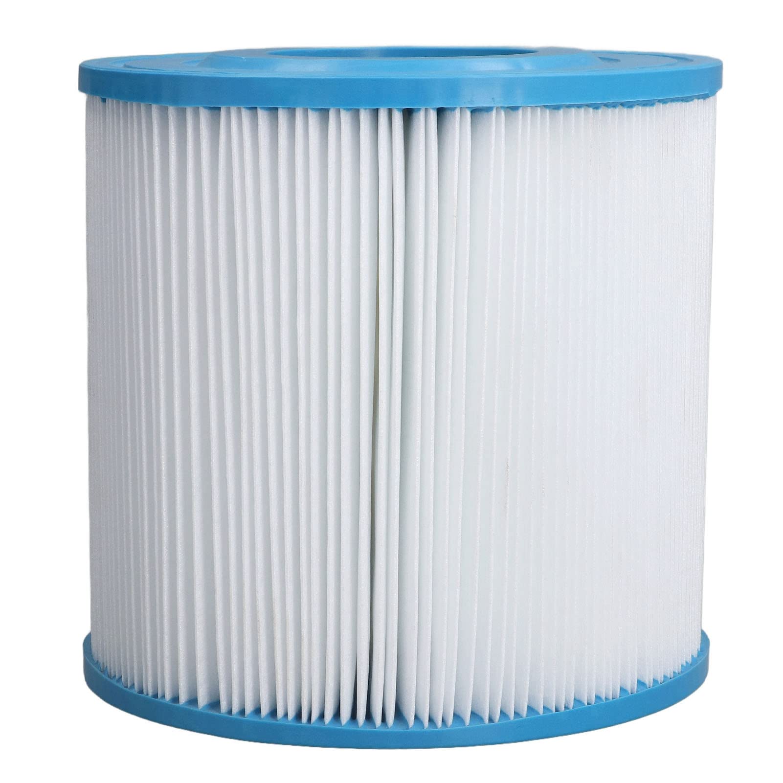 Cartuccia Filtro per Piscina Cartuccia Filtro per Piscina in Tessuto in Fibra di Poliestere PP Sostituzione 4 Pezzi 18,5 X 18 Cm Design Piegato per Spa Pesciera per AF25