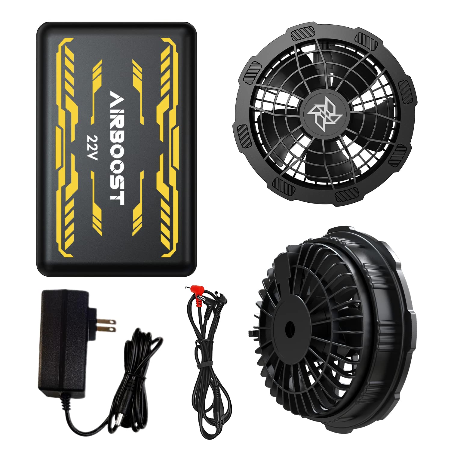 Amazon.co.jp: LABWIND ファンバッテリーセット 22V 暴風ファン 