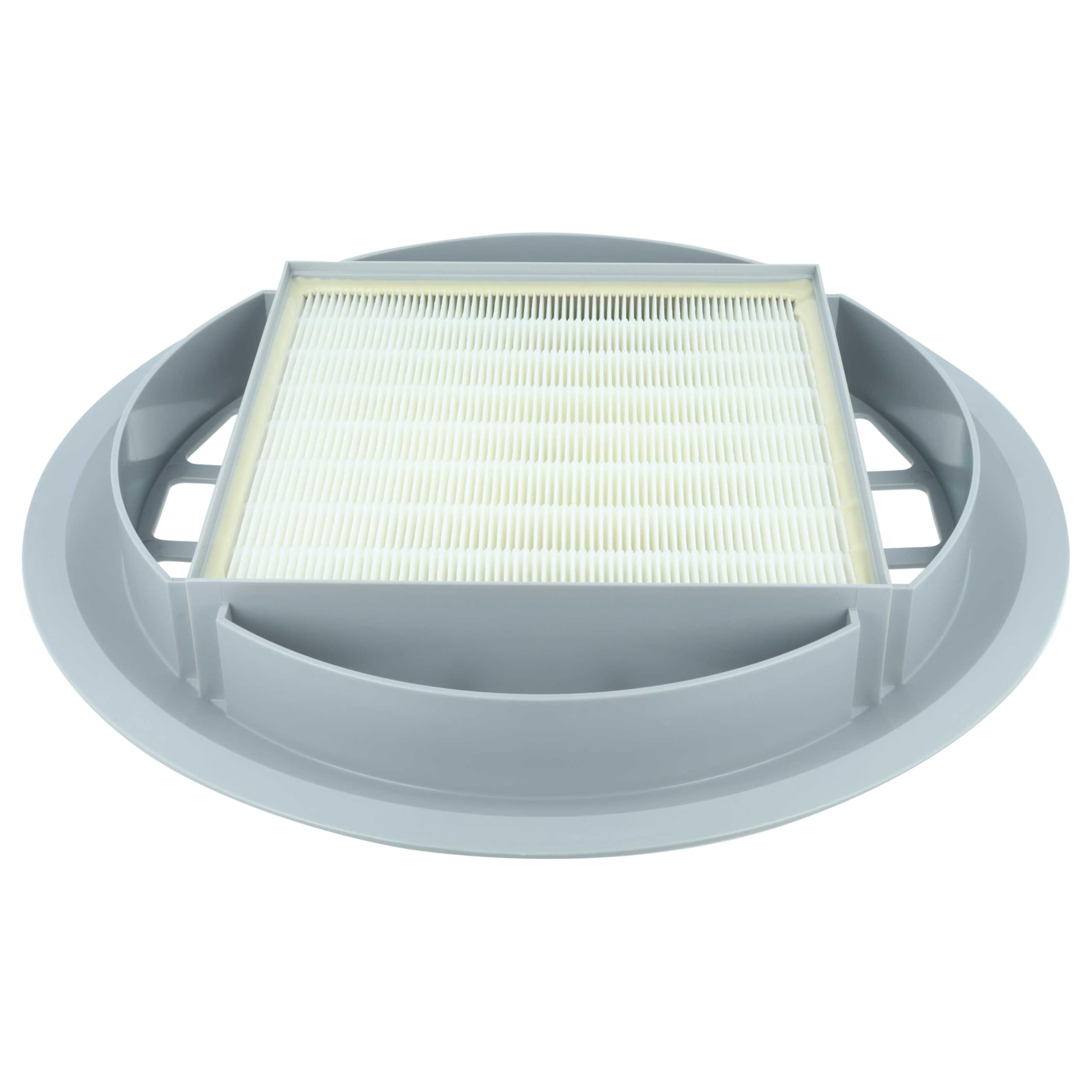 vhbw 2x Filtro compatible con Nilfisk-Alto GD 930 S 2 Cubic, GD 936, GD 930 S2 HEPA aspiradora - Filtro de aire de salida (filtro EPA), blanco/gris