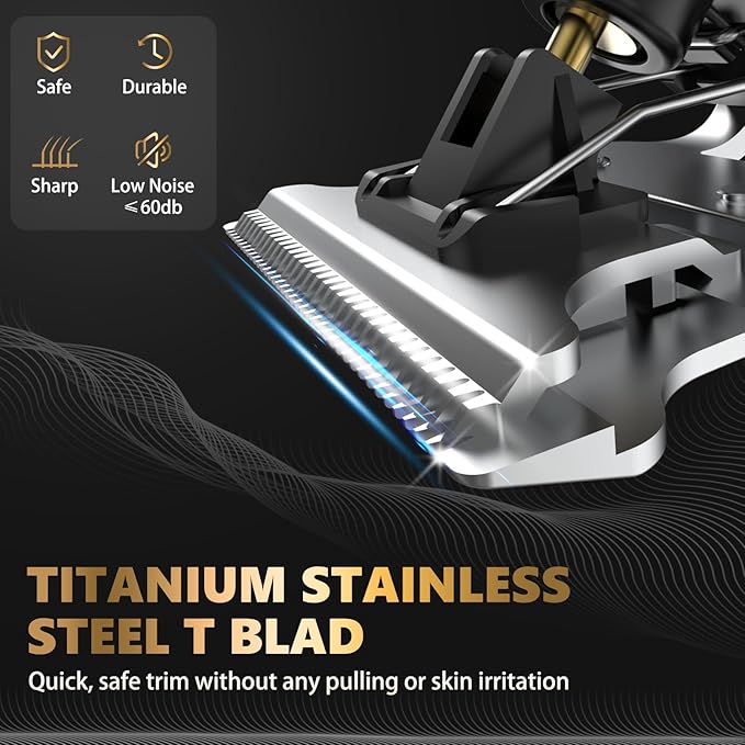 🔥 Get the Perfect Hair & Beard: Men's Electric Razor & Trimmer!