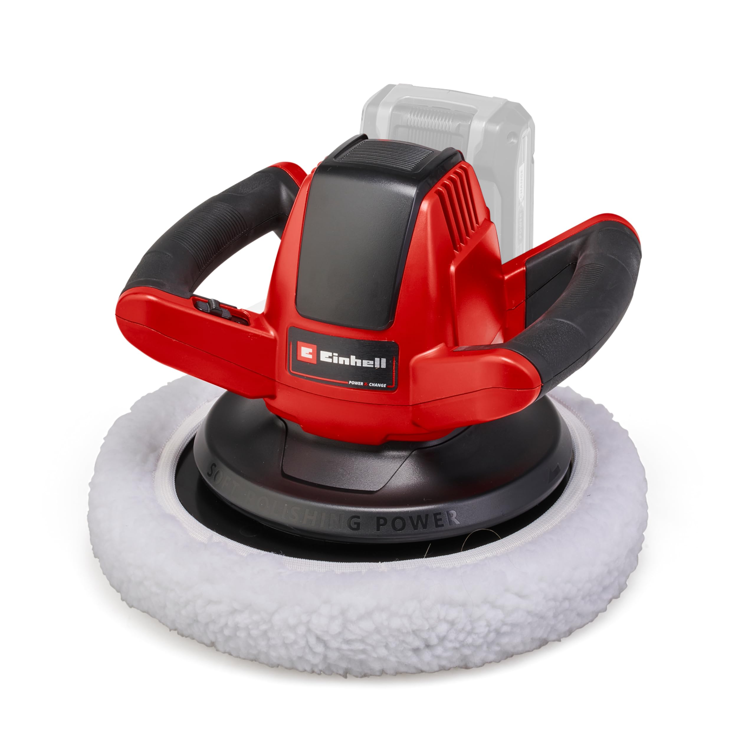 Einhell Lucidatrice per Auto, Rosso / Nero, 254 mm