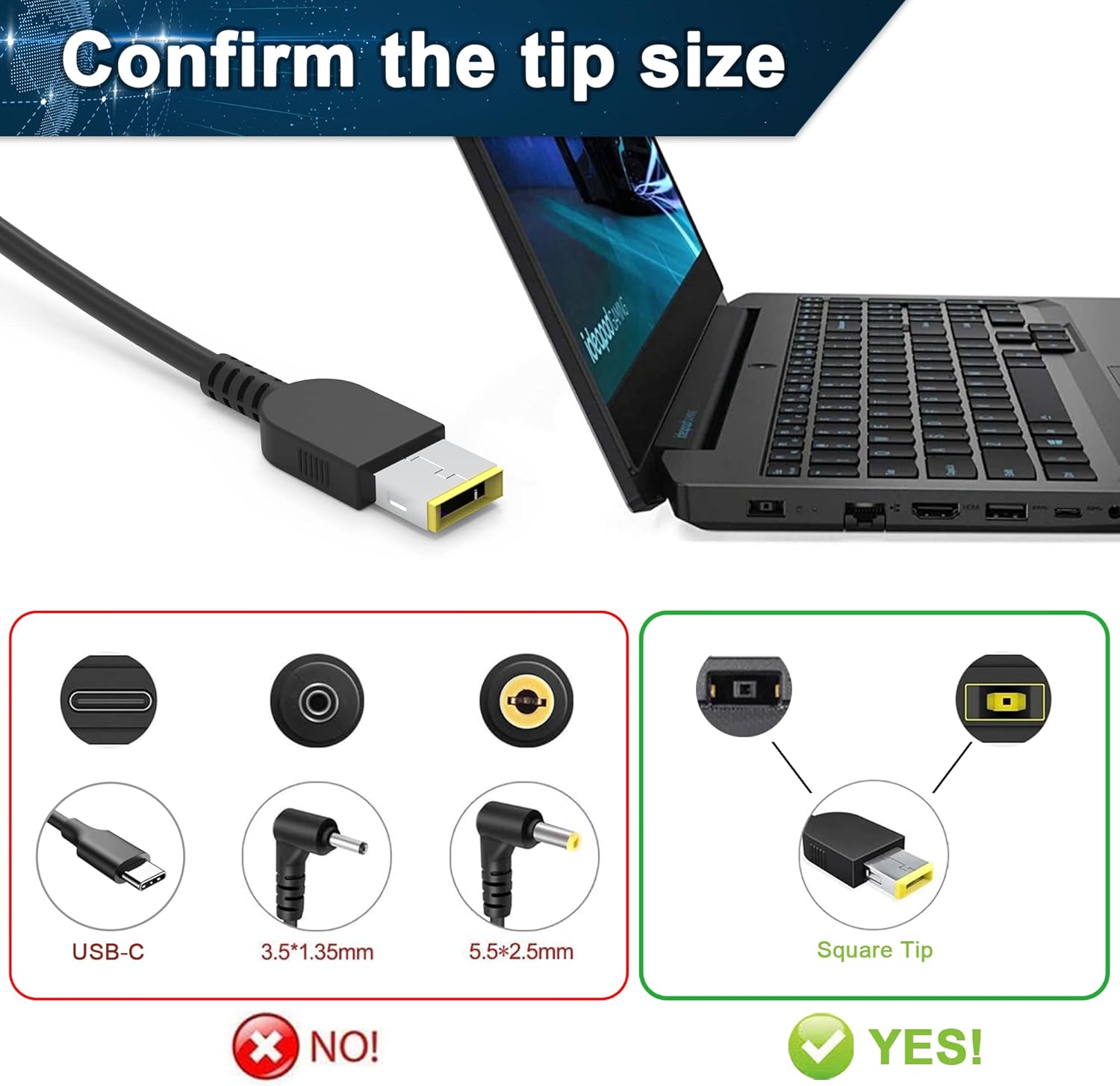BULL-TECH 230W AC Adapter Replacement for Lenovo Legion 5 Charger，Ideapad Legion Y920 Y910 Y900 Y740 Y730 Y7000 Y545 Y540 Lenovo Thinkpad P73 P53 P72 P52 P71 P51 P70 P50 Yoga A940 4X20E75111