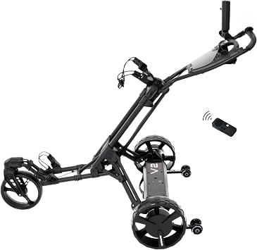 Alphard Golf Electric Caddy Bundle Club Booster V2Pro + Omni Cart - Complete Remote-Controlled Electric Caddy Bundle - 6-Axis Gyroscope, Downhill Speed Control, Parking Brake, Wheelie Bars