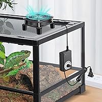 Vista 3 de Wathai Ventilador pequeño de 80 mm para computadora con enchufe de CA, ventilador de 110 V 120 V 220 V 240 V con solución de enfriamiento mejorado