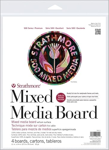 Miniatura 2 de Pro-Art (564-11 500 Series Tablero Mixto, Vellum, 11"x14", 4 hojas