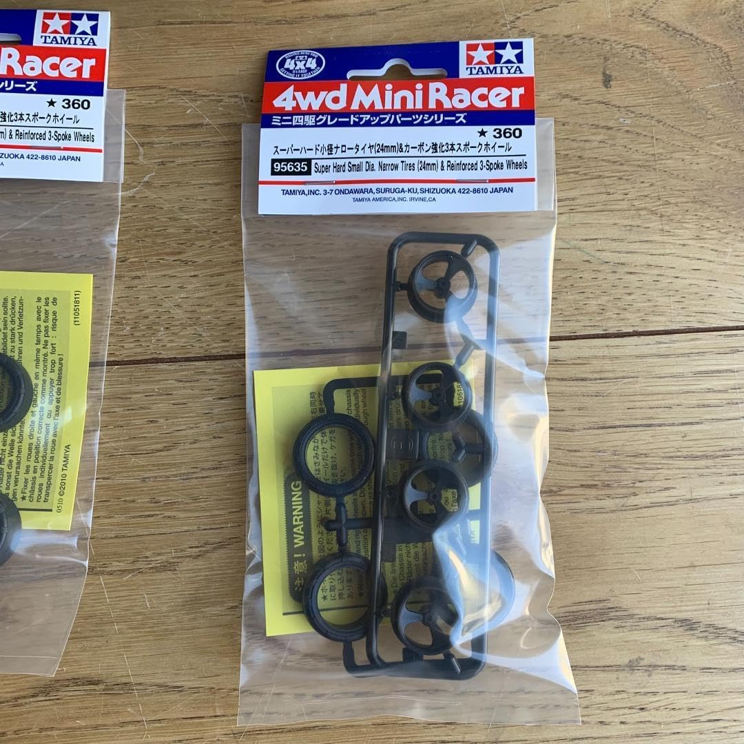 30個　タミヤ ミニ四駆　スーパーハード小径ナロータイヤ&カーボン　95635 fb9e144e7cecba0ea06c2bfec287d9