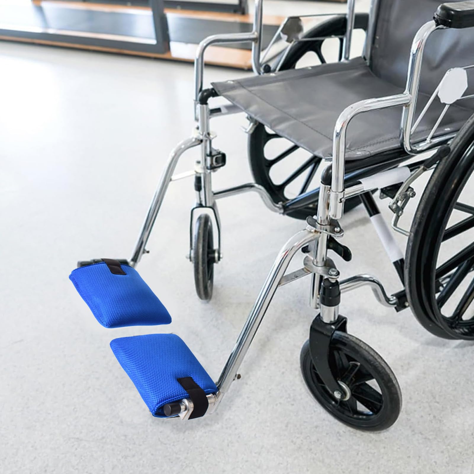 Funda para reposapiés para silla de ruedas, suave, antideslizante, cómoda, herramienta de, funda deslizante para silla de ruedas, para ancianos, discapacitados, patio, césped, al aire