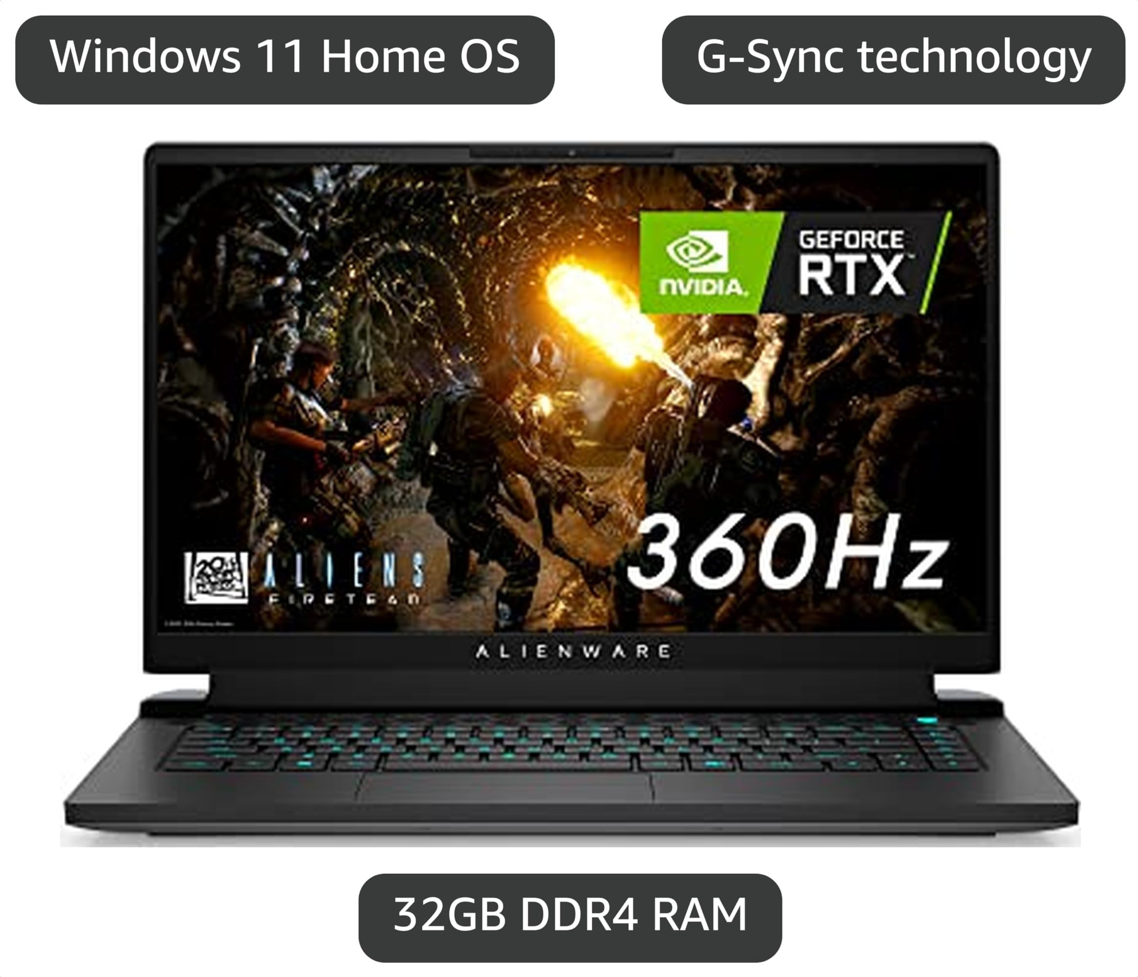 Amazon.com: Alienware M15 R6 Gaming Laptop - 15.6-inch FHD (1920 x