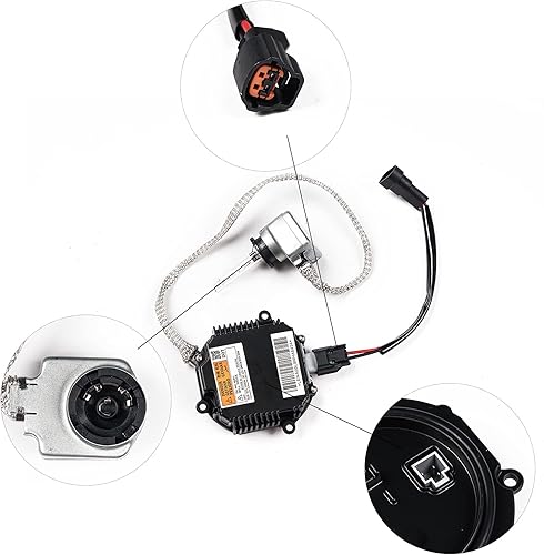 Miniatura 2 de Unidad de control de balasto de faros delanteros HID de xenón 28474-89904 con bombilla D2S y módulo de encendido compatible con Infiniti EX35 FX35
