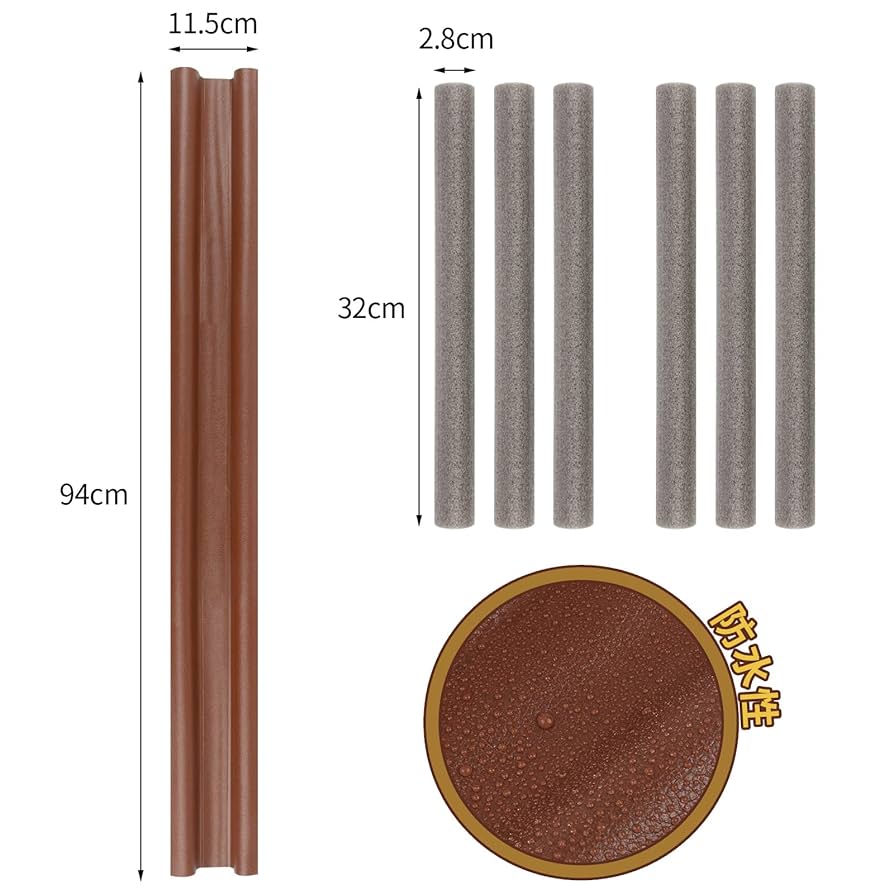 Amazon.co.jp: FINGOOO ドア 隙間 ガード 風防止 高さ3CM 人工