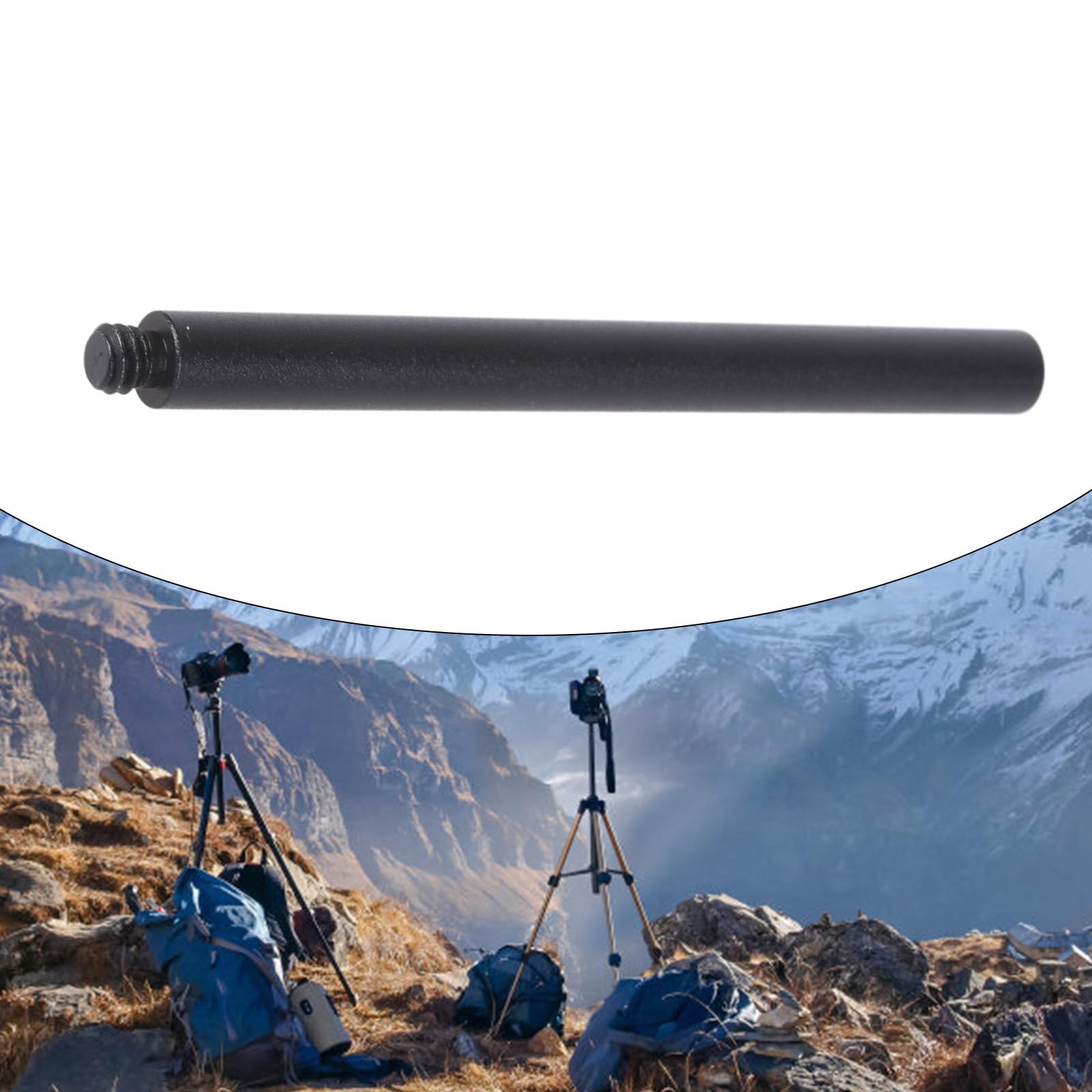 Asta di prolunga per treppiedi monopiede con filettatura da 1/4 di pollice per fotocamere DSLR Action Camera Stabilizzatori treppiede