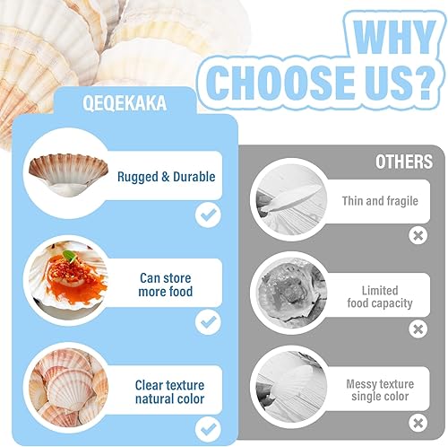 Miniatura 6 de 6 conchas de vieira de 4 a 4.5 pulgadas, conchas marinas naturales amarillas y rosas hawaianas para hornear, manualidades, relleno de jarrón y