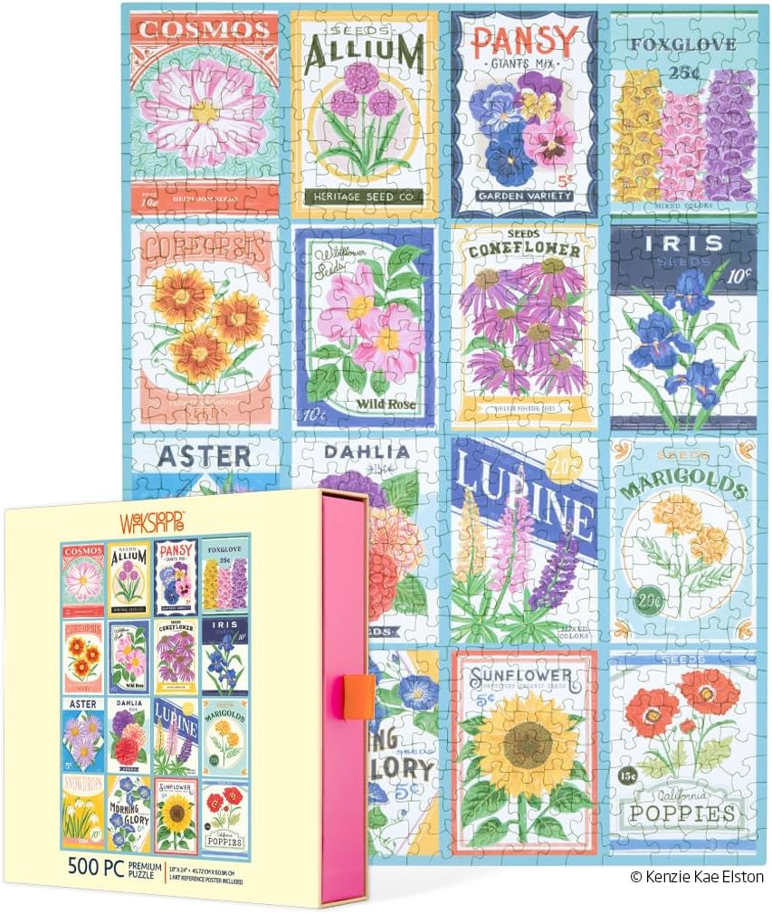 WerkShoppe Seed Packets 500 Piece Puzzle