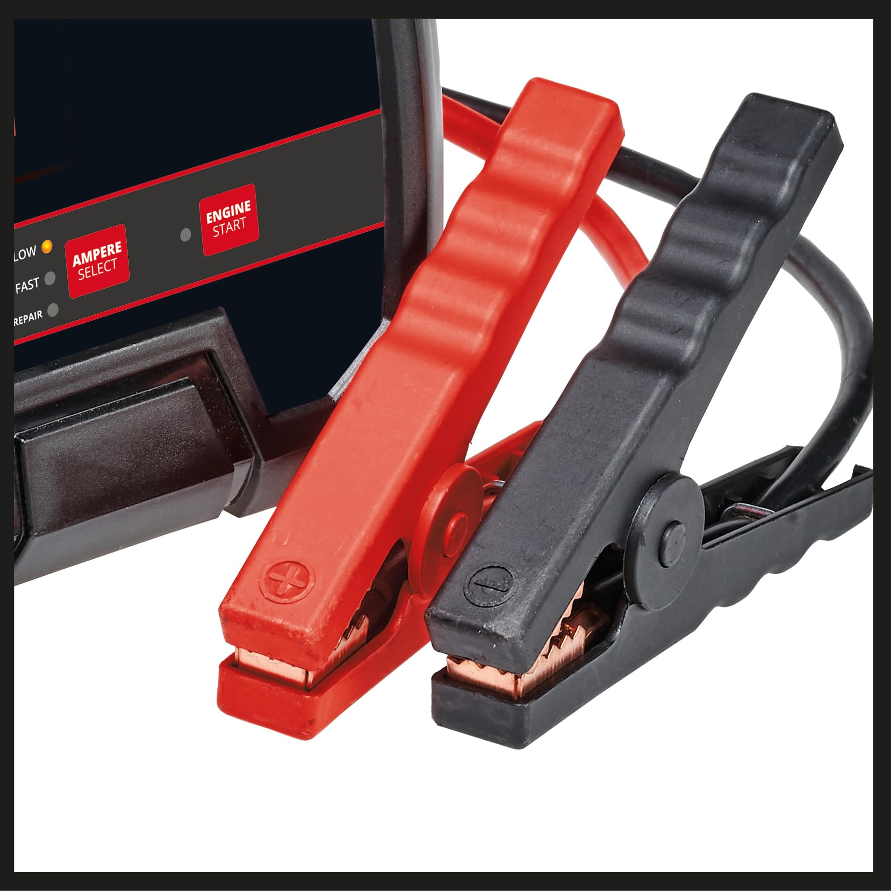 Einhell CE-BC 30 M Caricabatteria auto (220-240 V, di carica 12 / 24 V, per batterie 3-600 Ah, corrente carica 15A a 24 A - 30A a 24V, mantenitore carica, AVVIATORE, per batterie gel - AGM - acido)