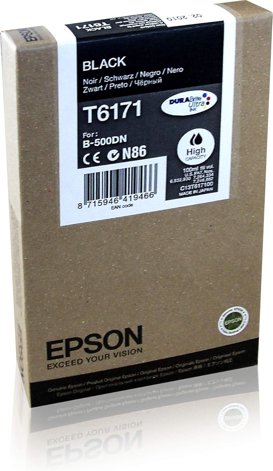 Epson T6171 Black Genuine, Ink Cartridge DuraBrite Ultra