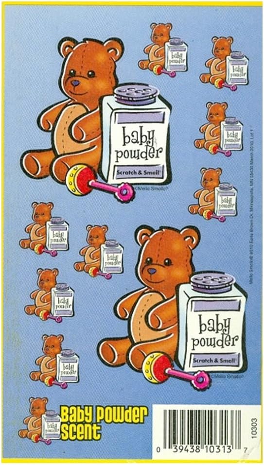 Scratch & Smell Stickers - Baby Powder (Blue)