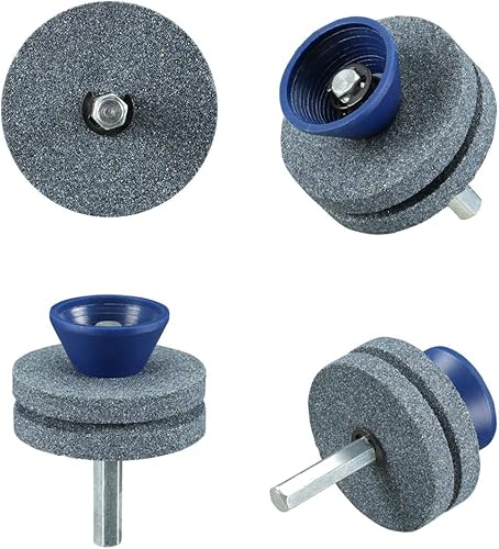 Miniatura 3 de 【Nuevo】Afilador de cuchillas de cortacésped de corindón de doble capa, afilador de cuchillas de corte de césped de uso universal para cualquier