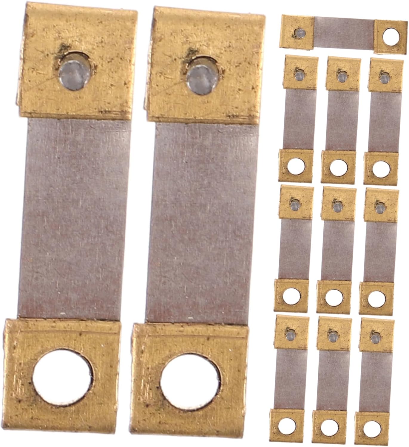 Levemolo Metal Wall Clock Pendulum Suspension Spring Replacement with Quiet Operation and Precision Timekeeping, Easy 12pcs Sturdy Iron Material for Grandfather and Hanging Clocks