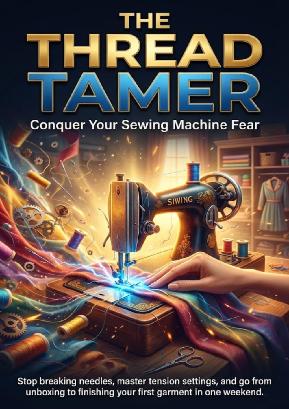 The Thread Tamer: Conquer Your Sewing Machine Fear: Stop breaking needles, master tension settings, and go from unboxing to finishing your first garment in one weekend.