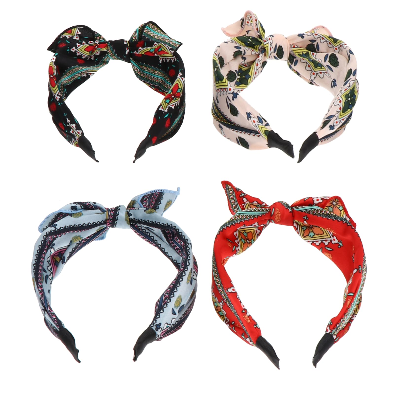FRCOLOR 32pezzi Fasce Per Donna Con Design Fiocco e Colori Contrastanti Accessori Moda Per Feste e Occasioni Speciali