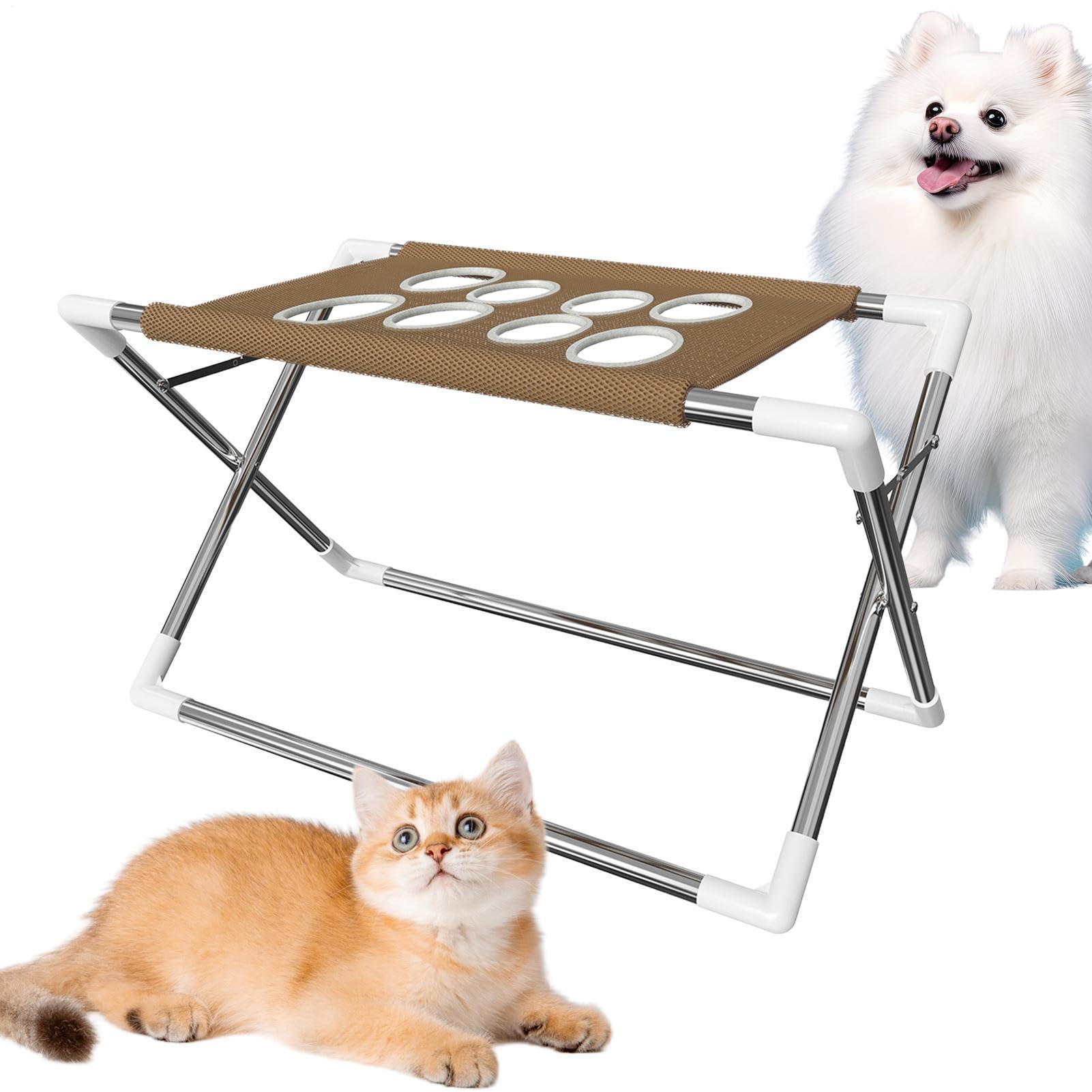 Hamac de toilettage pour chien - Support pliable pour le bain et la coupe