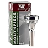 Denis Wick Classic Trombone Mouthpiece Silver Plated, 5880-6BS - Medium Backbore for Balanced Tone & Smooth Response - Small Shank Fitting Trombone Accessory for Easy Articulation - 25.4 x 6.2 x 6.6mm