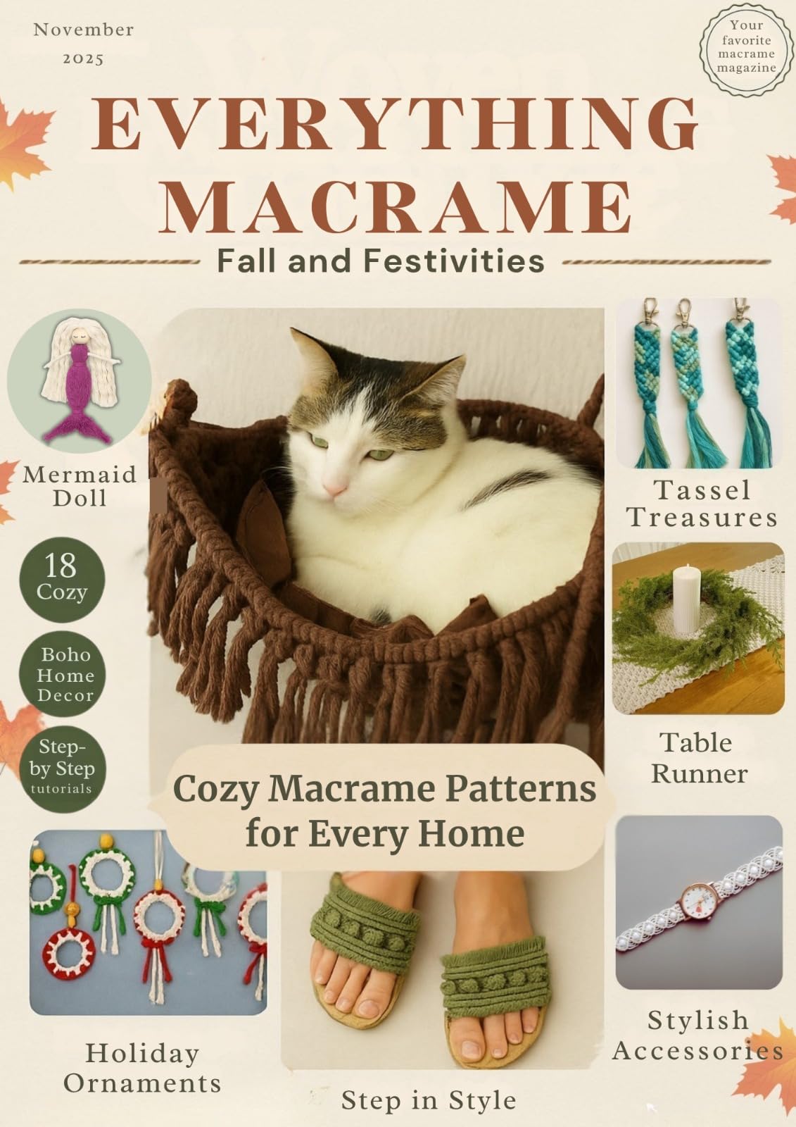 Everything Macrame Magazine : Fall & Festivities (Everything Macrame Magazine's Book 1)