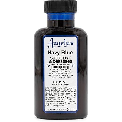 Angelus Suede Dye Navy Blue