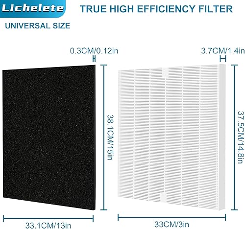 Miniatura 3 de AP-1512HH - Filtro de repuesto HEPA True HEPA H13 compatible con filtro de repuesto de aire Coway AP-1512HH, AP-1512HH-FP, AP-1518R, AP-1519P, N.