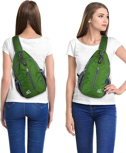 Miniatura 9 de WATERFLY - Mochila cruzada tipo bandolera para viajes y senderismo, bolsa de pecho