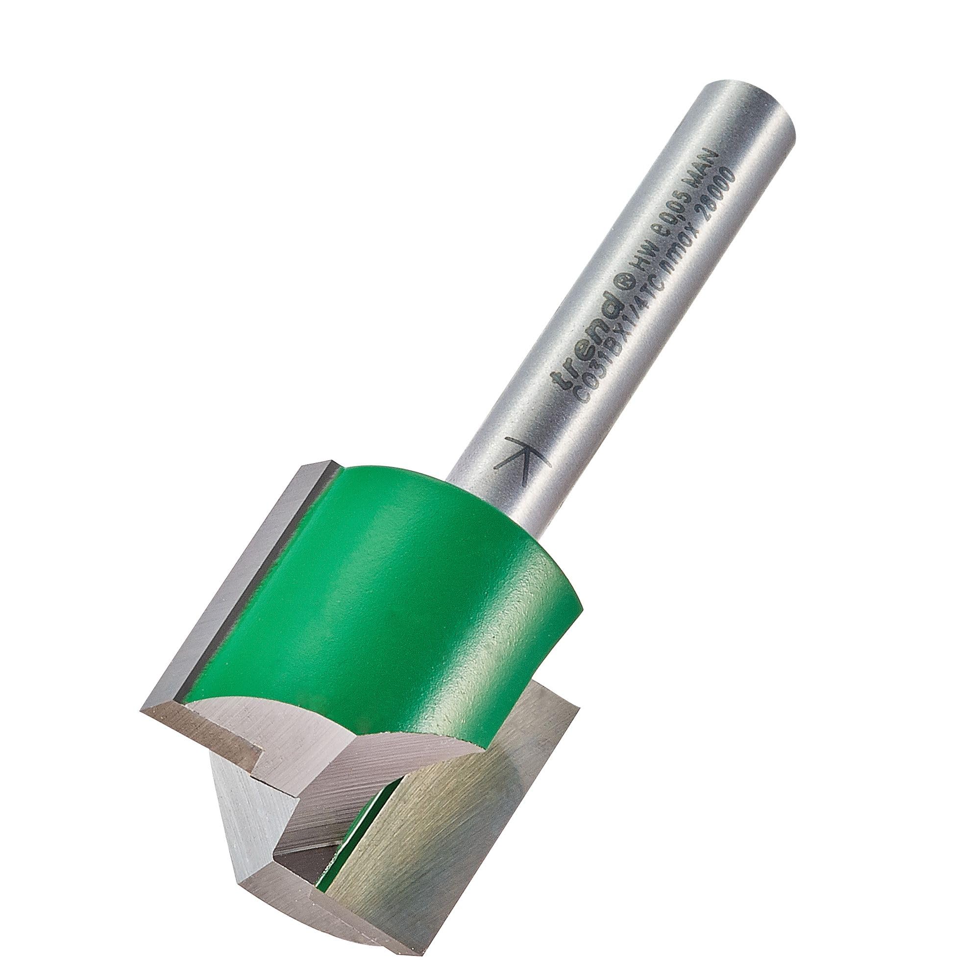 TREND C031BX1/4TC TWO FLUTE 21MM X 19MM CUT
