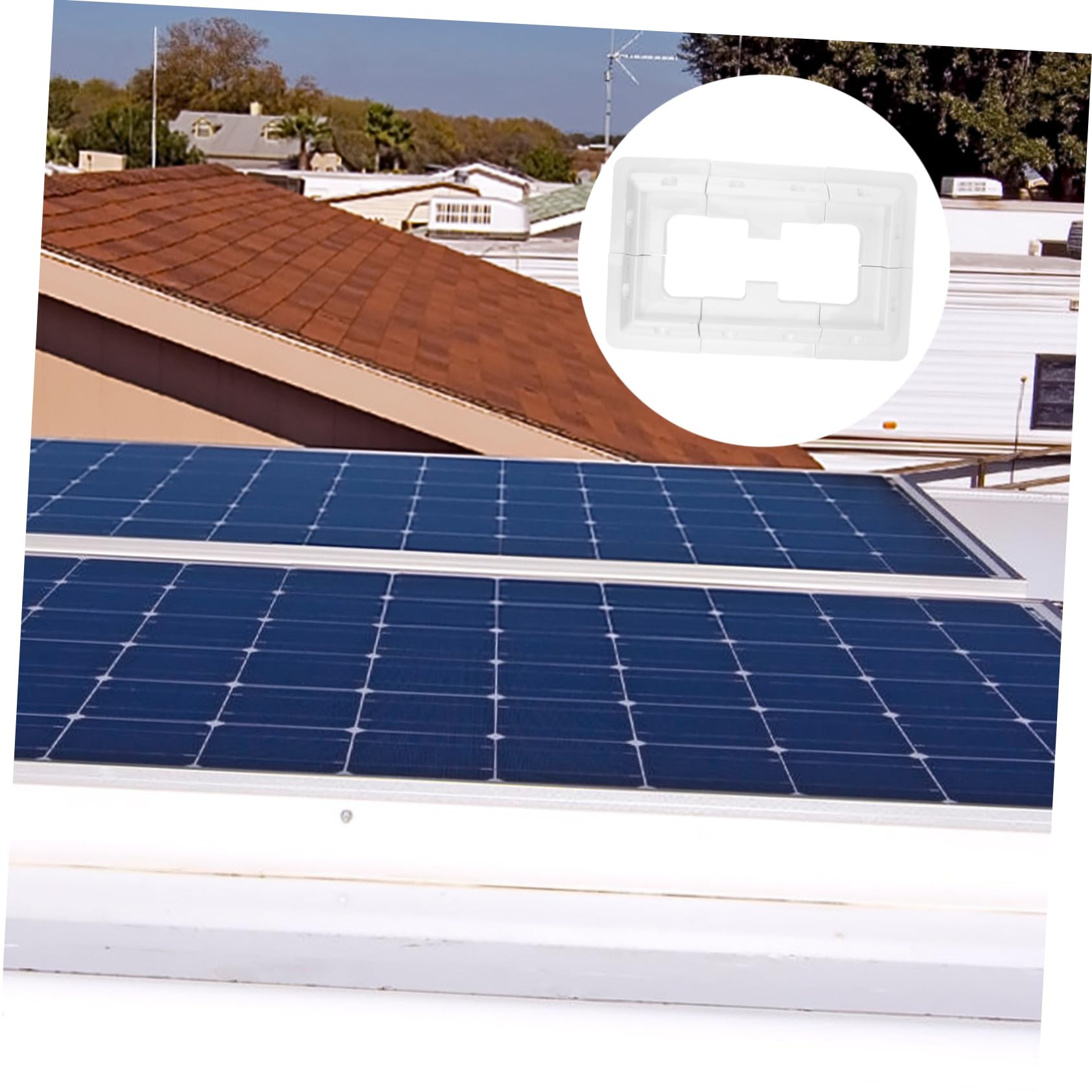 ULTECHNOVO Pannelli Solari Supporto per Pannello Solare Staffe per Pannello Solare Esterno per Camper Roulotte Camion Yacht Staffe per Tetto Barca