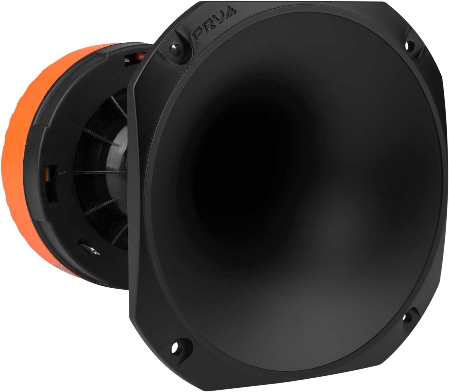 PRV AUDIOWGP275Ph 1” Exit Phenolic Driver Horn, Midrange Vocal Reproduction Low Distortion Compression Driver and Horn Combo, 100 Watts RMS Power, 200 Watts Program Power Horn Driver