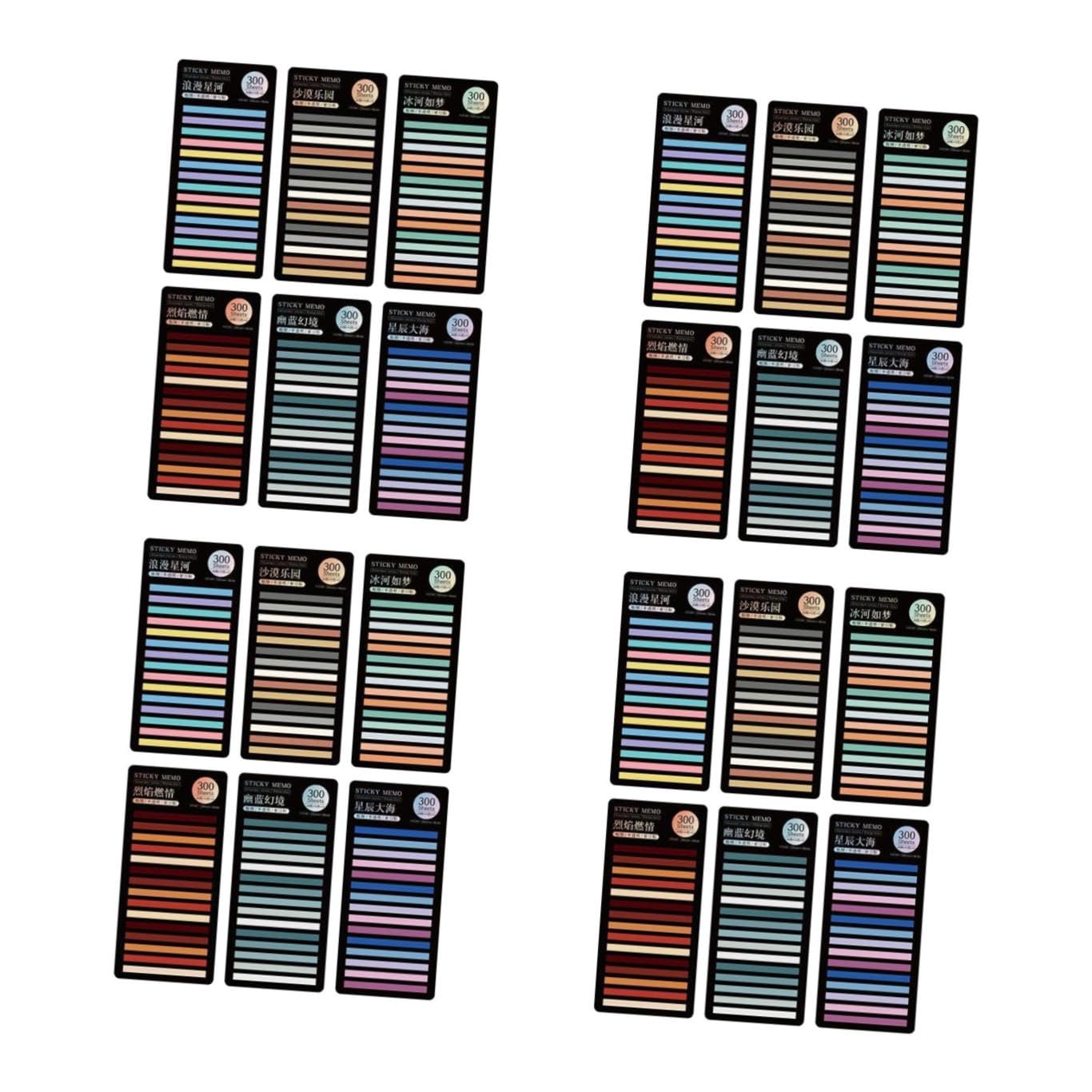 SHINEOFI Juegos Notas adhesivas de sticker paper marcadores marcasitios stickets pegatina pegajoso marcador de página de papel etiqueta de marcador de página de color la mascota