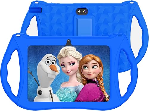 RliyOliy Tableta para niños, tableta Android 12 de 7 pulgadas para niños, 3 GB de RAM, 32 GB de ROM con Bluetooth, WiFi, GMS, control parental,